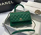 2021 Chanel flap bag with top handle A92990