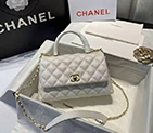 2021 Chanel flap bag with top handle A92990