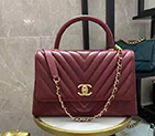 2021 Chanel large flap bag with top handle A92991