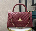 2021 Chanel large flap bag with top handle A92991