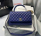 2021 Chanel large flap bag with top handle A92991