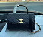 2021 Chanel mini flap bag with top handle AS2477