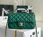2021 Chanel mini flap bag with top handle AS2431