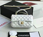 2021 Chanel mini flap bag with top handle AS2431