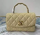 2021 Chanel mini flap bag with top handle AS2477
