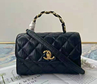 2021 Chanel mini flap bag with top handle AS2477