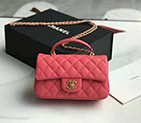 2021 Chanel mini flap bag with top handle AS2431