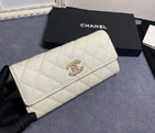 2022 Chanel 19 long flap wallet AP2740B