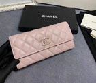 2022 Chanel 19 long flap wallet AP2740B
