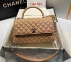2022 Chanel large flap bag with top handle A92991