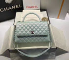 2022 Chanel large flap bag with top handle A92991