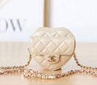 2022 chanel Heart Zipped Arm Coin Purse AP2787