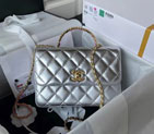 2023 Chanel SMALL FLAP BAG WITH TOP HANDLE AS3908