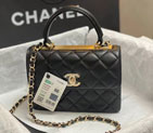 2024 CHANEL FLAP BAG WITH TOP HANDLE AS4654