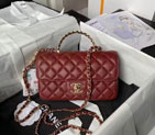 2024 CHANEL Mini handbag with top handle AS4924