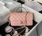 2024 CHANEL Mini handbag with top handle AS4924