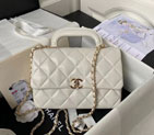 2024 Chanel FLAP BAG WITH TOP HANDLE AS4544