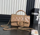 2024 Chanel Mini FLAP BAG WITH TOP HANDLE AS2431