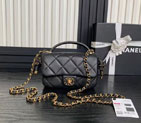 2025 Chanel SMALL FLAP BAG WITH TOP HANDLE AS5298