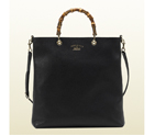 Bamboo shipper leather tote 323663 A7M0G 1000