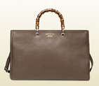Bamboo shopper leather tote 323658 A7M0G 2137