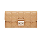 Beige leather Miss Dior wallet S0522OGAI M111