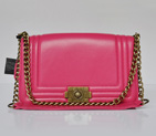 Boy Chanel Flap Shoulder Bag Calf Leather A69010 Rose A69010