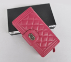 Boy Chanel Matelasse Continental Wallet A082 Rose A082