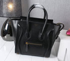Celine Luggage Micro Bag Original Calfskin Leather C3308 Black C3308
