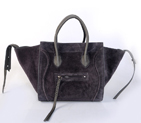 Celine Luggage Phantom Bags Suede Leather 3341 in Gary 3341