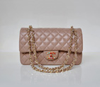 Chanel 2.55 Series Classic Flap Bag Camel Sheepskin Leather 1112 Multicolour CC Logo 1112