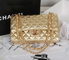 Chanel 2.55 Series Classic Flap Bag Gold Sheepskin Leather 1112 Multicolour CC Logo 1112