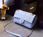 Chanel 2.55 Series Flap Bag Sheepskin Leather 1112 Lavender 1112