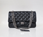 Chanel A30226 Classic Flap Bag Caviar leather in Black A30226