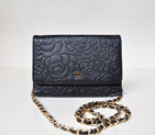 Chanel A47421 Black Lambskin Leather mini Flap Bag Gold A50075