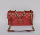 Chanel A68320 Flap Shoulder Bag Calfskin Leather Claret A68320