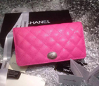 Chanel Bi-Fold Wallet Rose Caviar leather A69364 A69364