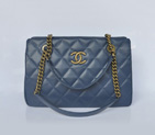 Chanel Calf Leather Shoulder Bag A67493 RoyalBlue A67493