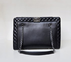 Chanel Calfskin Leather Shoulder Bag A67950 Black A67950