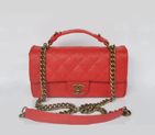 Chanel Classic Caviar leather Top Flap Bag A67622 Red A67622