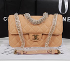 Chanel Classic Flap Bags Calfskin Leather A67029 Apricot A67029