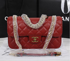 Chanel Classic Flap Bags Calfskin Leather A67029 Burgundy A67029