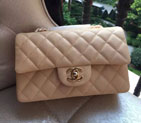 Chanel Classic Flap Bags Original Caviar Leather A1116 in Apricot with Gold A1116