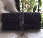 Chanel Clutch Evening Bag Original Sheepskin Leather A94341 Black A94341