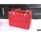 Chanel Coco Cocoon Original Sheepskin Leather Shoulder Bag A36092 Red with Silver A36092