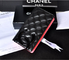 Chanel Combon Original Patent Leather Zip Around Wallet C50076 Black C50076