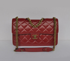 Chanel Flap Shoulder Bag Calfskin Leather A68321 Claret A68321