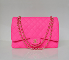 Chanel Jumbo Quilted Classic Caviar leather Flap Bag A58601 Peach Gold A58601