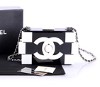 Chanel Lego Clutch A37010 Black&White A37010