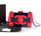 Chanel Lego Clutch A37010 RoyalBlue&Red A37010